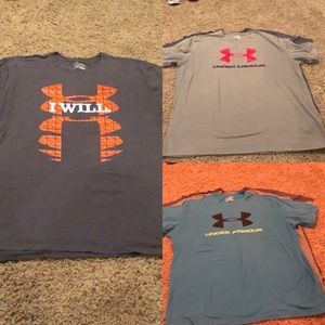 Lot of Men’s Under Armour T-shirt